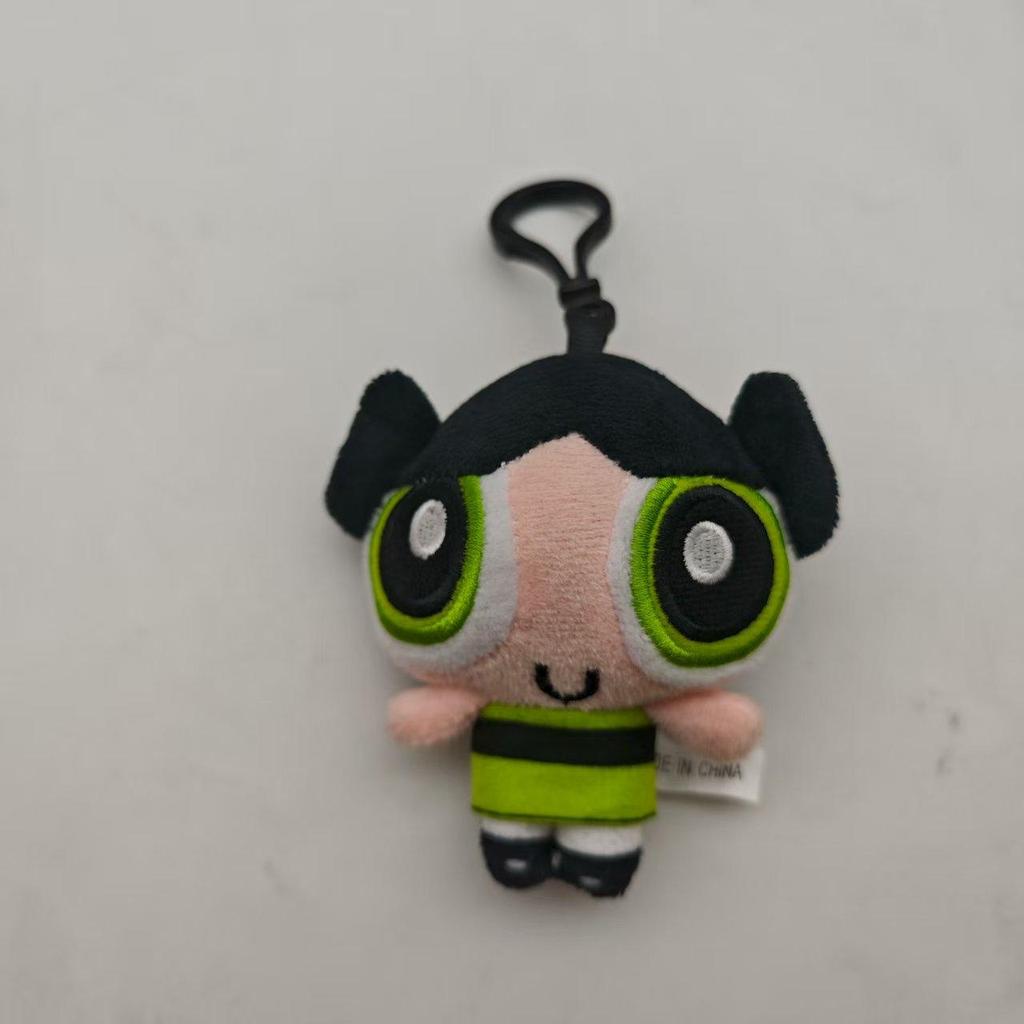 3 uds./lote 10 cm Dibujos Animados Anime Las Supernenas Juguetes de Peluche Lindos Pétalo Burbuja Cactus Muñecos de Peluche Rellenos Regalos para Niños
