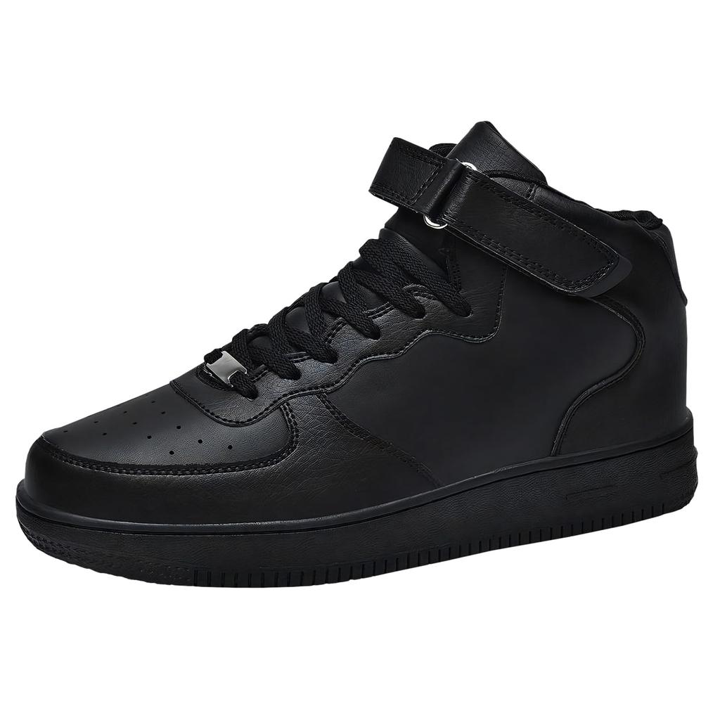 Black Shoes with Velcro Platform and Synthetic Perfect for and Stylish and Available in Plus Perfect for and Features Detail and Available in Size