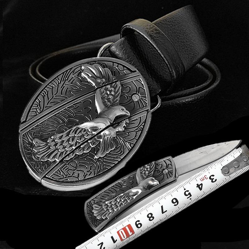Personalized Non-mainstream Belt, Self-defense Knife Multi-functional Belt