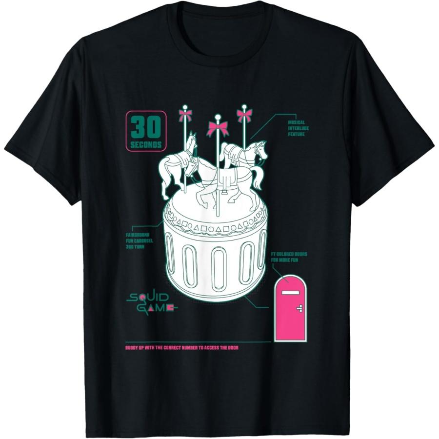 

Squid Game 2 Carousel Instructions T-Shirt S чорний