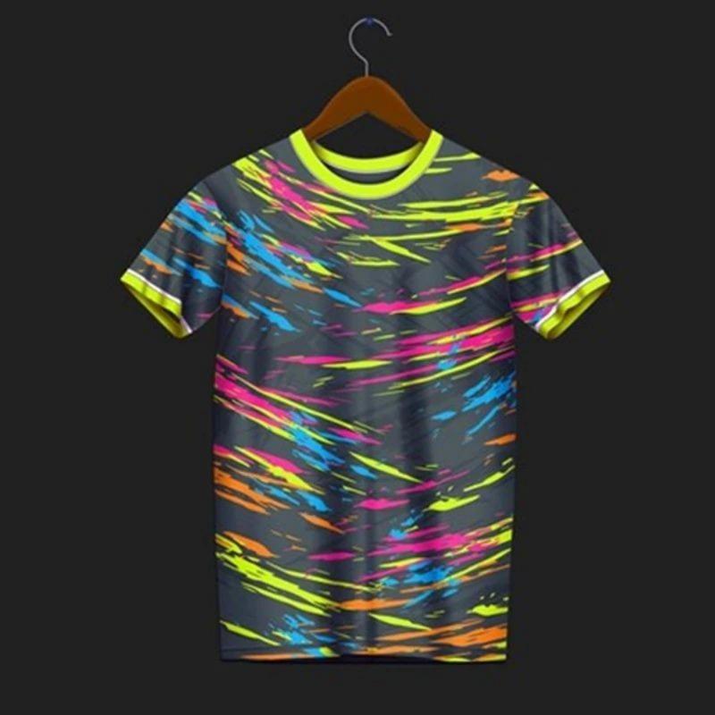 

Summer men s breathable round neck personalized graffiti printed T-shirt suitable for outdoor fashion 6XL