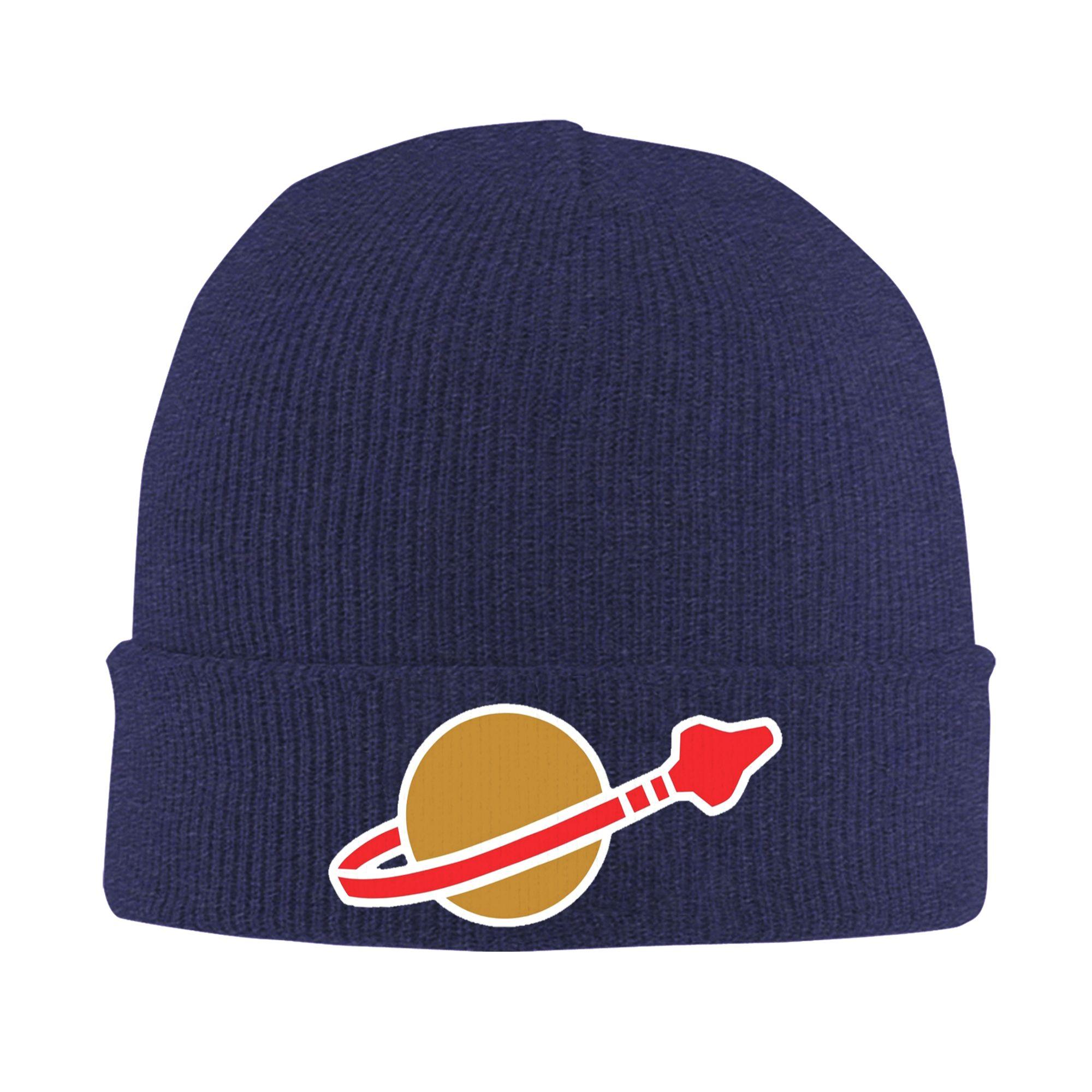 

Classic Space Logo Winter Skullies Beanies Hat Warm Autumn Knitted Hats Bonnet Caps for Women Men One Size