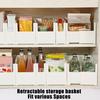 Retractable Cabinet Organizer Cooking Utensils Holder Adjustable Design Flatware Holder Cooking Tool Organizer Kitchen Accessories