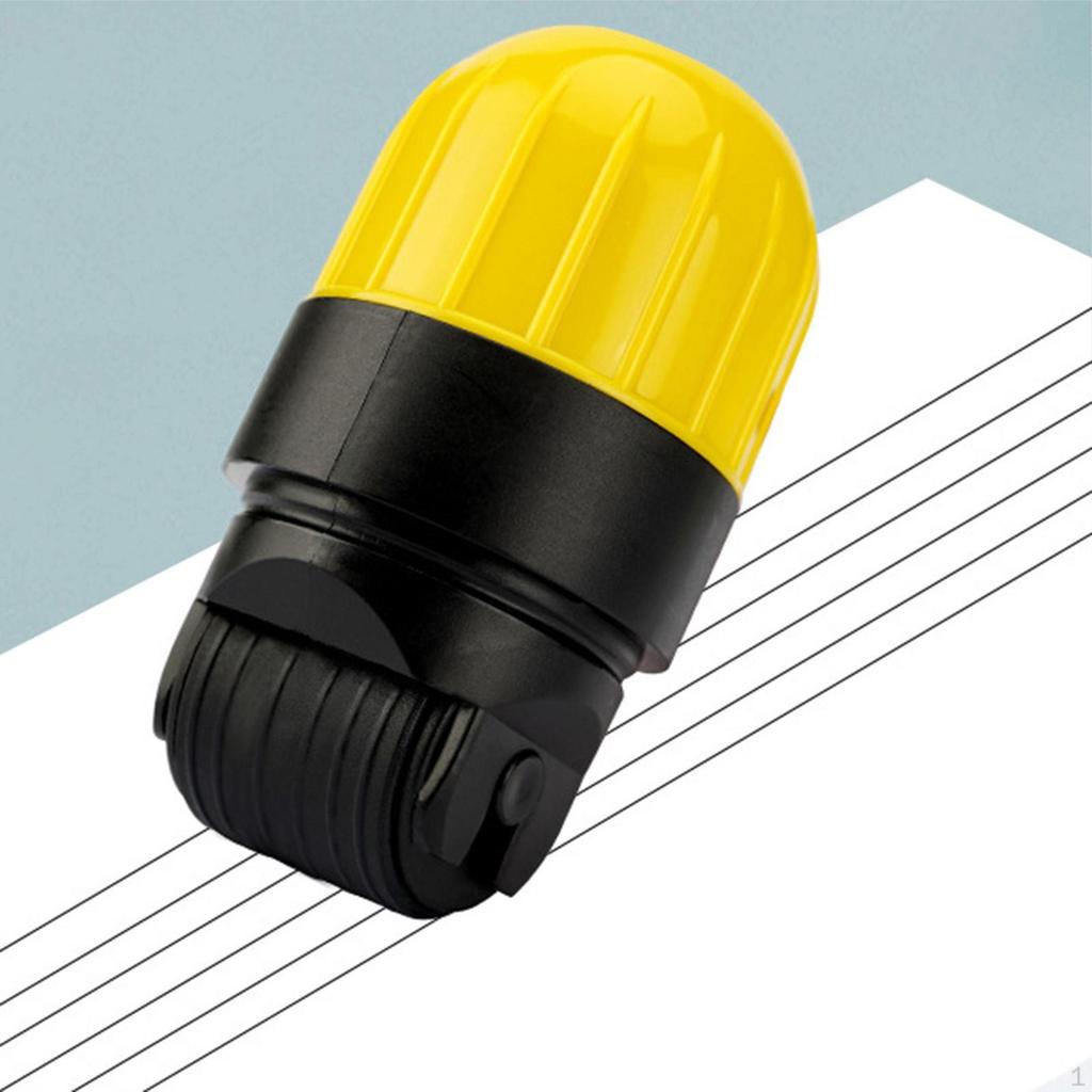 Pięcioliniowy stempel rolkowy do notacji muzycznej dla podróżującego pianisty