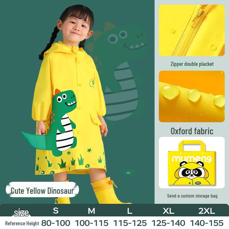 MUMENG Kids  Full-Body Raincoat M