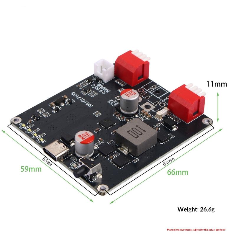 140W 2-6S Ip2366 Lithium Battery Charging Board Bidirectional Fast Charging Module With Automatic Temperature Control Function