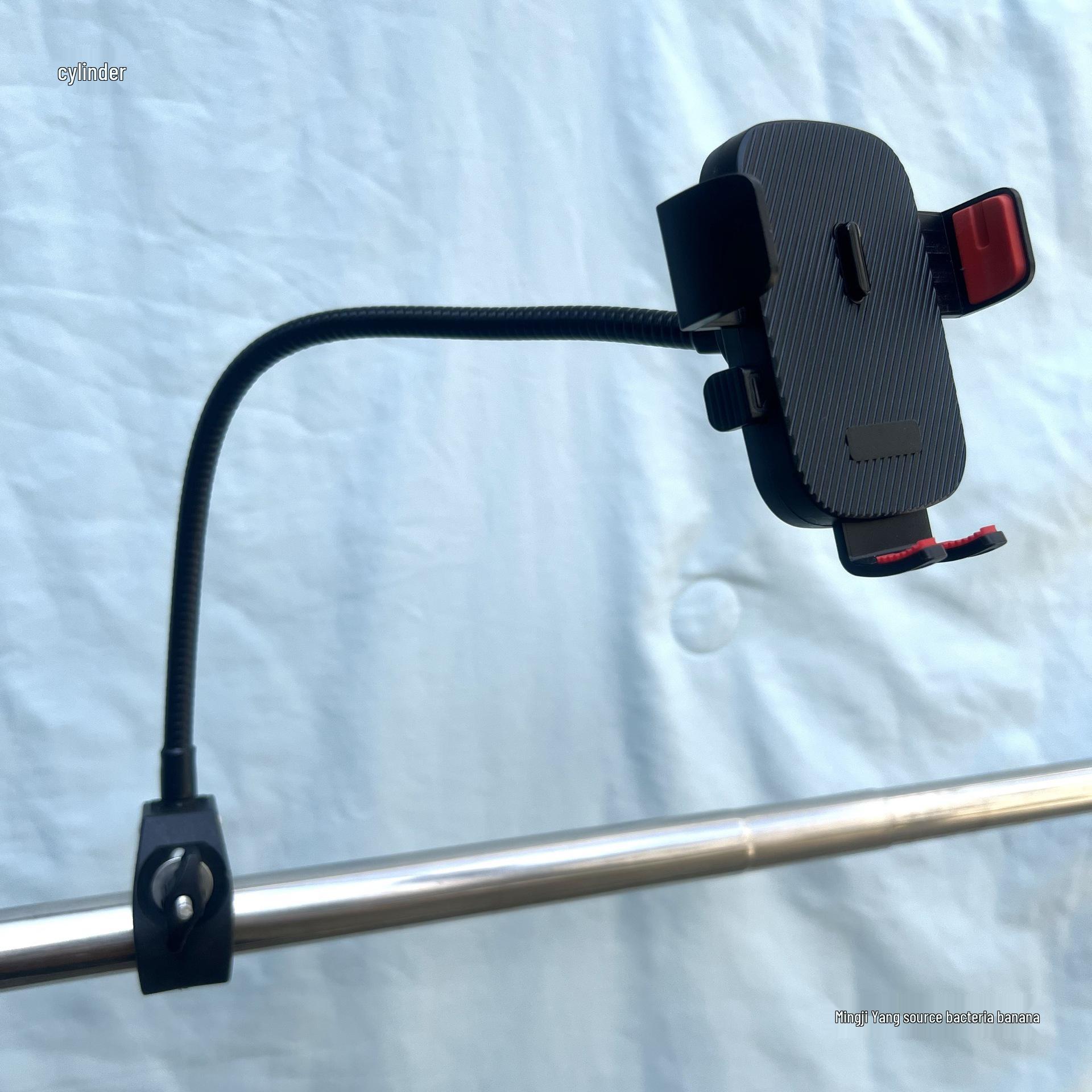 

Universal Large Metal Clamp Phone & Tablet Holder for Bedside or Wheelchair Clamp + 10cm Hose + Ball Head Phone Holder