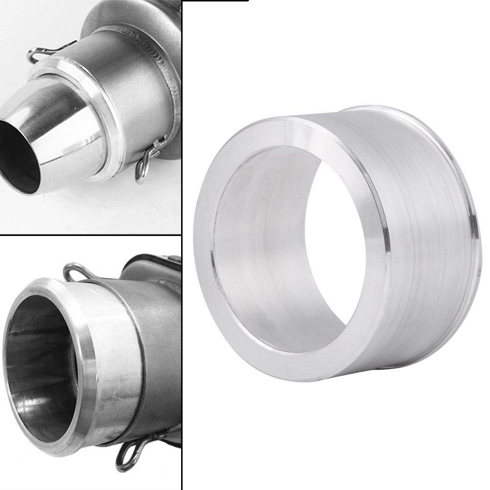 Qiilu Exhaust Muffler, Muffler Silencer, Adapter, Conversion Pipe, Baffle Adapter, 2.4 To 2 Inches