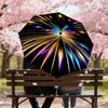 1pc Lightburst Glow Automatic Open/Close Umbrella with Windproof, 8-Rib Sturdy Canopy, Durable Ribs, Fashionable Design1203A