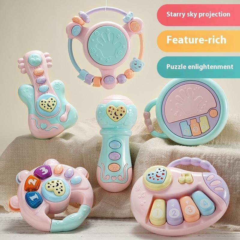 Baby Musical Toy With Animal Sound Kids Piano Keyboard Electric Flashing Music Instrument Early Educational Toys For Children