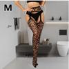 4XL plus Size Women's Fishnet Stockings High Waist Transparent Mesh Tight Garter Belt Included Crotchless Lingerie Pantyhose