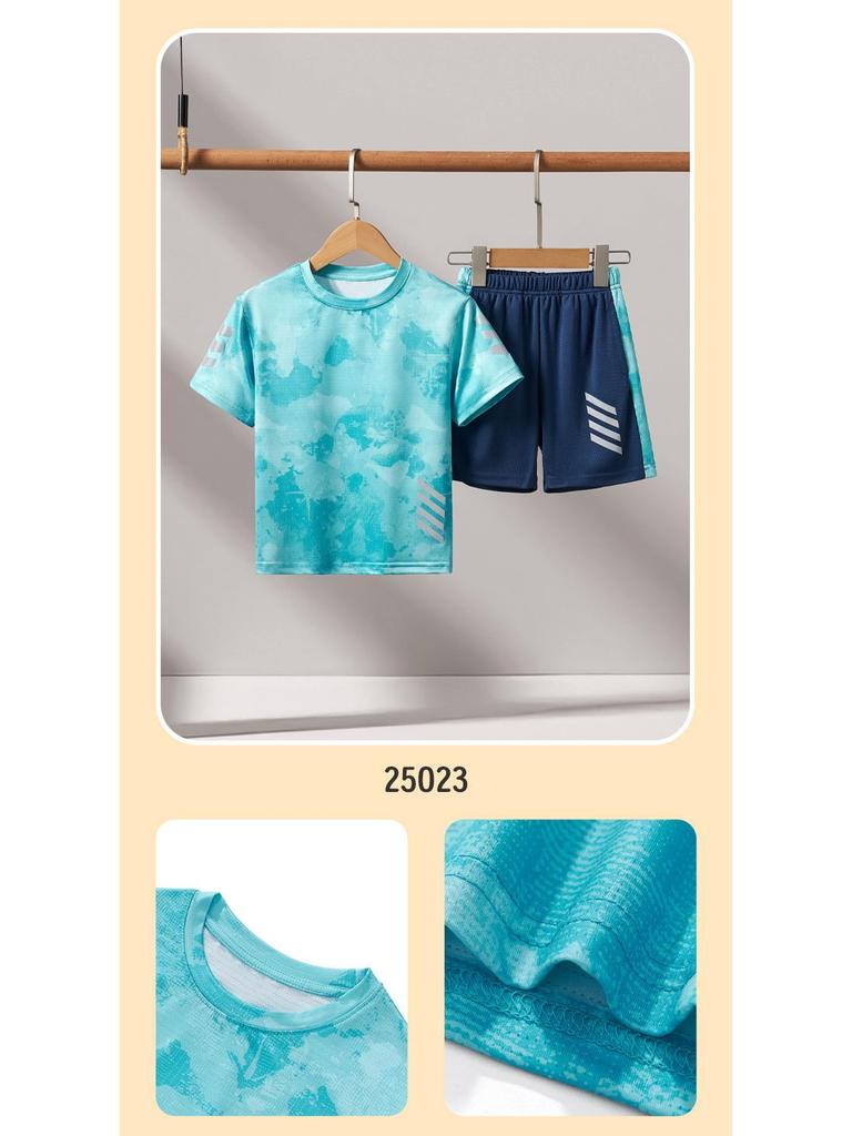 Boys' Ice-Touch Quick-Dry Sports Suit, Ages 2-5.