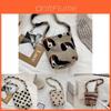 Stylish White Base Polka Dot Plush Bucket Bag Versatile Shoulder And Crossbody Bag