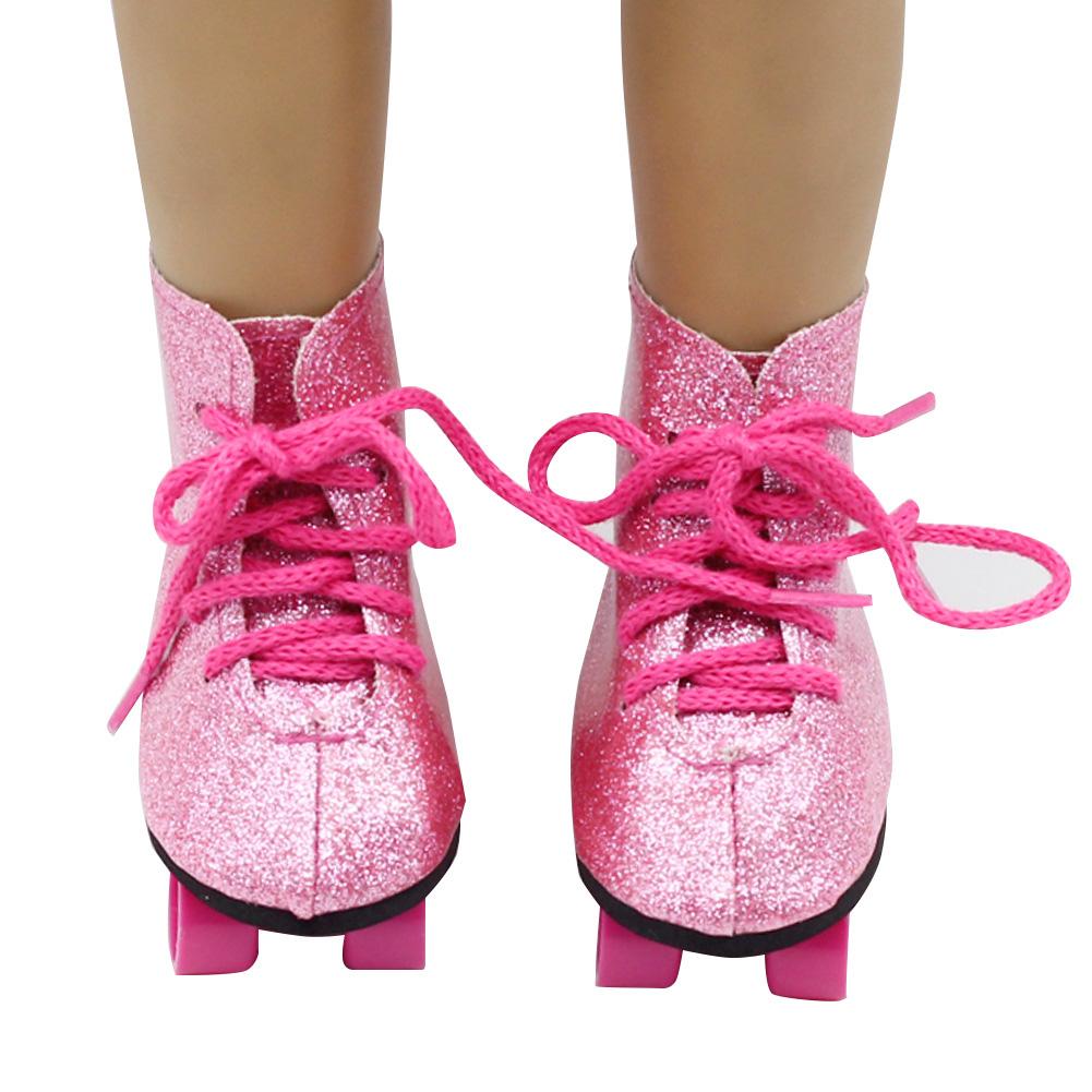 Fashionable Toy Accessories Doll Roller Skate Shoes for 18inch Baby Doll