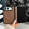 Anti Fingerprint Business Case Magnetic for IPhone 18, Faux Leather Phone Cover with Hinge Protective Protection, Full Body Shockproof 18 Fold