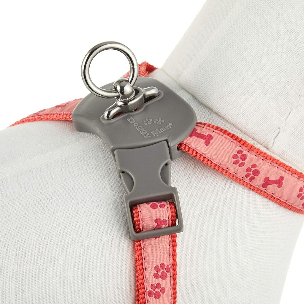 Doggyman Footbone 8 Harness, Orange, for Medium Dogs, Size 20