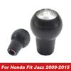 For Honda FIT/Jazz 2009 2010-2015 Manual 5 Speed Gear Shift Knob Lever Stick Shifter HandBall Gaitor Boot Leather Cover Case
