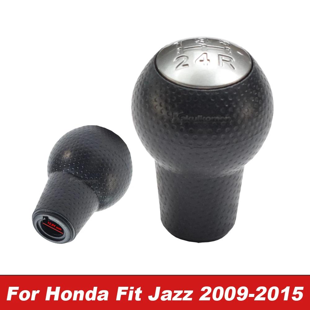 For Honda FIT/Jazz 2009 2010-2015 Manual 5 Speed Gear Shift Knob Lever Stick Shifter HandBall Gaitor Boot Leather Cover Case
