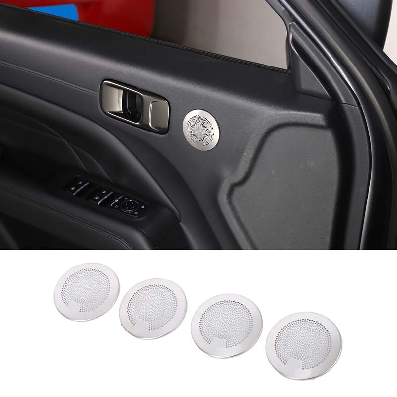 For Great Wall Haval H9 2025 2025 Stainless Steel Silver Car Audio Speaker Cover Door Speaker Cover Horn Trim Accessories