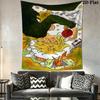 Little Prince Hush Wall Hanging Printed Fabric Blanket Decorative Tapestries for Bedroom Living Room Home Decor
