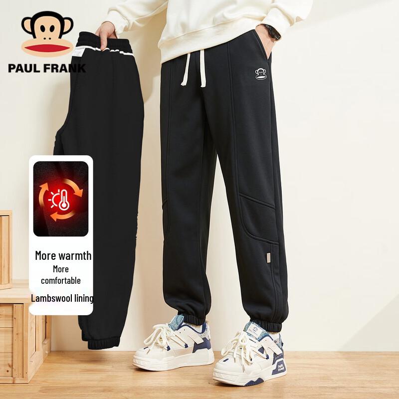 paul frank Men's Winter Thickened Warm Casual Joggers