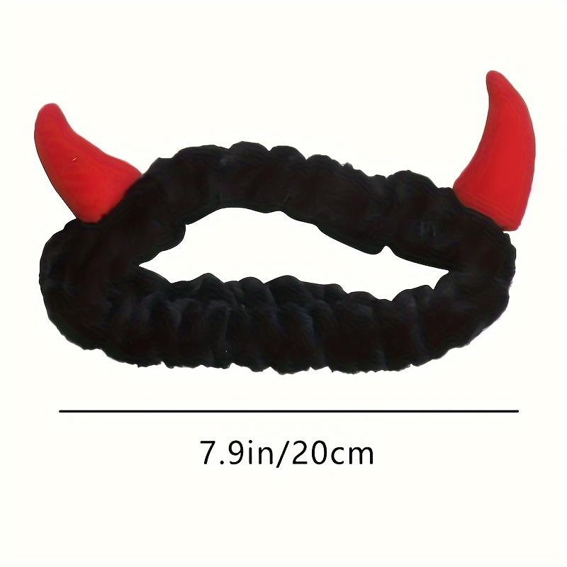 1pc Creative Rearview Mirror Cover, Cute Devil Horn Rearview Mirror Ornament, Interior Accessory