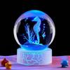 Veilleuse Boule de Cristal Hippocampe Coloré - Cadeau Parfait pour les Anniversaires d'Amis