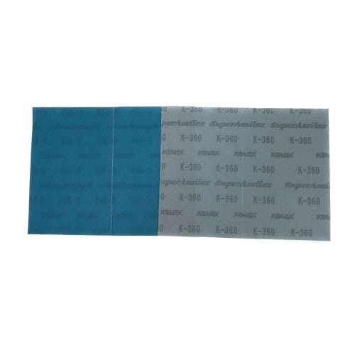KOVAX Super Acilex Sky Coarse Grain Sheets (Box), Velcro, 170mm x 130mm, 360 Grain Equivalent, 50 Sheets per Box
