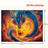 2D Flat Banner Set - Anime Dragon Wall Hanging Flag - Cartoon Style / Rough Style // Dragon