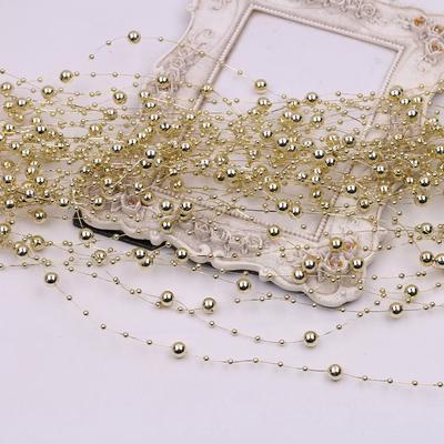 Faux Pearl Fringe Chain Artificial Pearls String DIY Handmade Jewelry Accessories Bridal Hair Accessories Bouquet Decor
