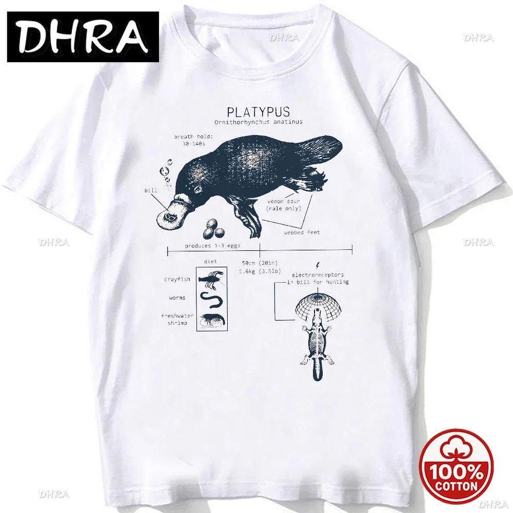 Whale Shark Anatomy Biology Tshirt Unisex Hip Hop Casual Soft Cotton Loose Oneck Tshirts Beach Diving White Tshirt Vintage Tees