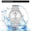 NAVIFORCE Men Quartz Watch Daily Casual Calendar Simple Dial 30m Waterproof Stainless Steel Strap Men Casual Watch Gift NF9272S