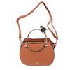 Woman Fashion Handle Bag with Adjustable Straps Cute Animal Pendant Decorations PU Leather Shoulder Bag Deep Yellow
