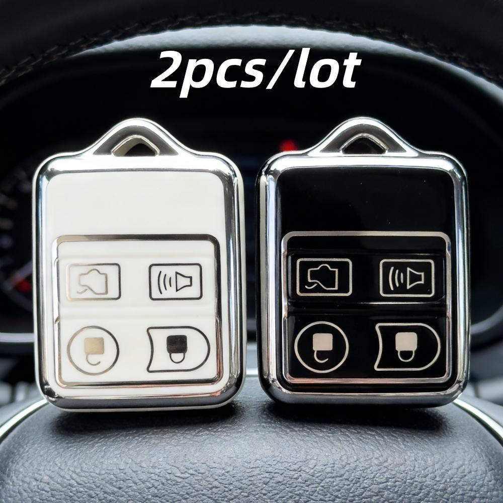 

2pcs Car Key Case Covers For Ford Maverick Transit Connect Mazda Remote Key Protector, only fit for the car key shown