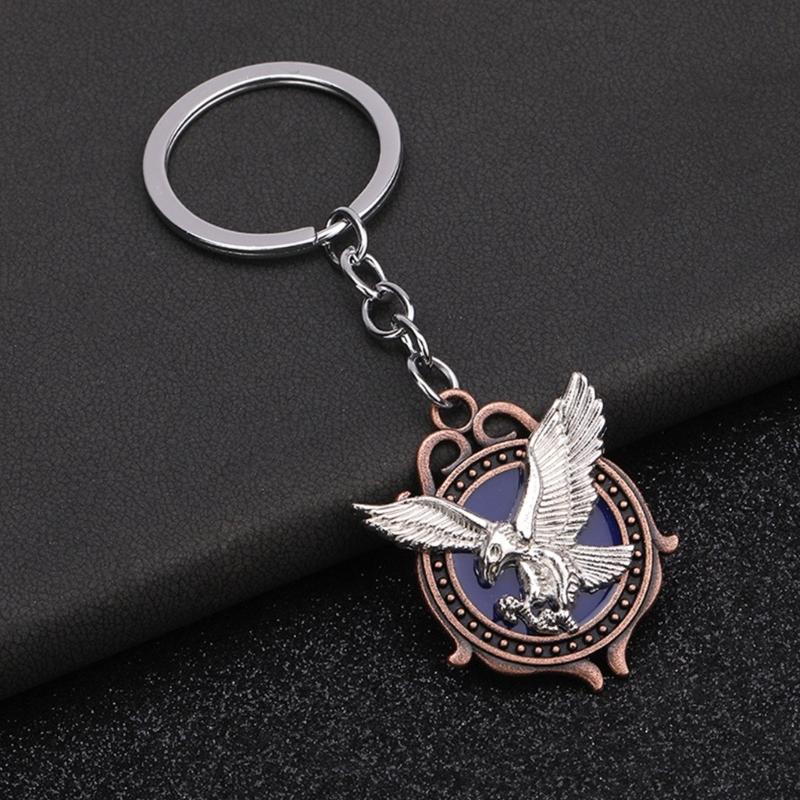 Zinc Alloy Animal Key Holder Masonic Symbol Carabiner Keychain Decorative Key Organiser For Backpacks Wallets