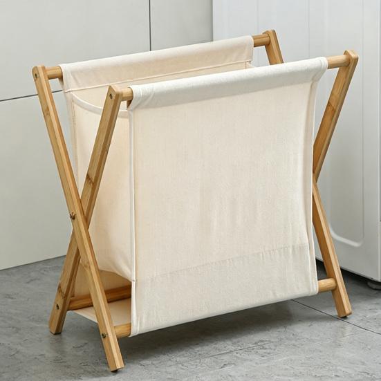 Dirty Clothes Basket with Durable Frame Large Capacity Laundry Hamper Bottom Heightening Mildew And Slip Resistant Laundry Storage Bin