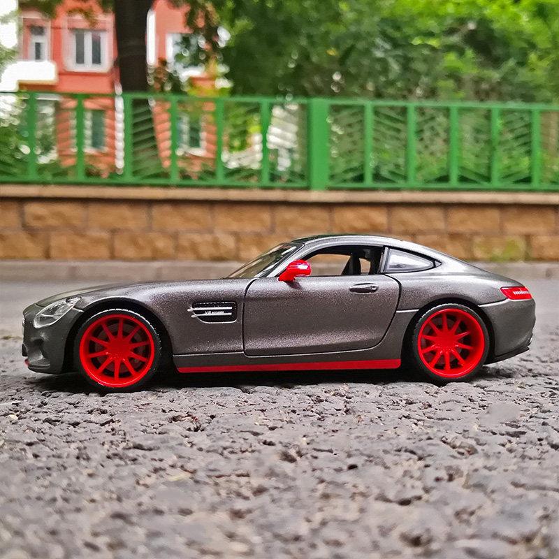 Maisto 1:24 Mercedes-Benz AMG GT Legierung Modifiziertes Auto Die-Cast & Spielzeugfahrzeuge Automodell Miniatur Maßstabsgetreues Modellauto Für Kinder