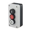 Sleek Design of 3 Position Push Button Switch Control Box with Reset Momentary Function Enhancing User Experience