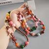 Phone Lanyard Crossbody Shoulder Neck Strap Boot-Shaped Bead Chain with Tether Tab,Folded Length: 63.5cm
