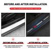 CBKSJY1 4Pcs Car Door Plate Carbon Fiber Threshold Protector Sticker For Nissan Nismo Almera Tiida Juke Teana Qashqai 350Z 370Z GTR