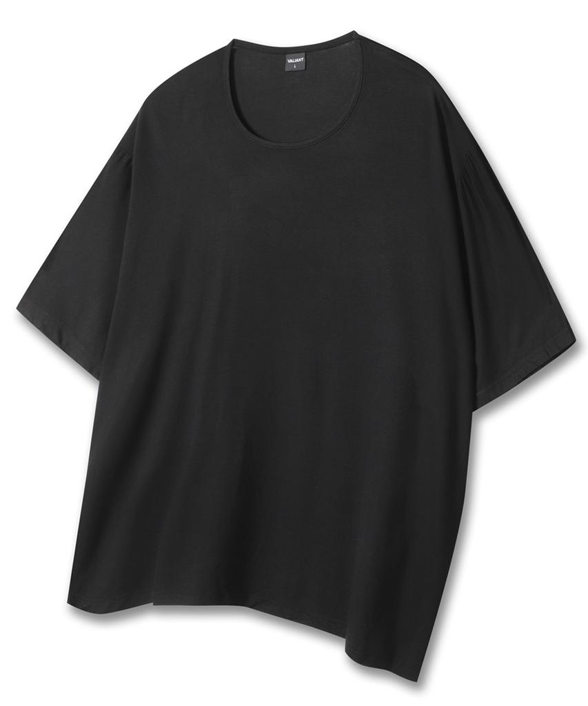 Ballianteu 2-Pack Oversized Modal Silket U-Neck Short Sleeve T-Shirt