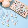 50Pcs Angel Pendant Keychain Angel Charm Keyrings Fashion Backpack Accessories for Handbag,Purse Decors Key Charm