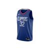 NBA Kontrast-Panel Ärmelloses Basketballtrikot Fan Edition - Los Angeles Clippers - Blake Griffin Herren Tops Blau 864481-496