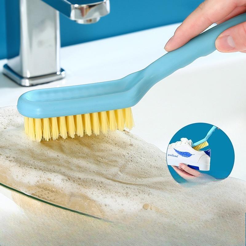 Household Long-handled Shoe Brush, Hanging Plastic Shoe Cleaning Brush, Cleaning Brush That Does Not Damage The Soft Bristles of Shoes