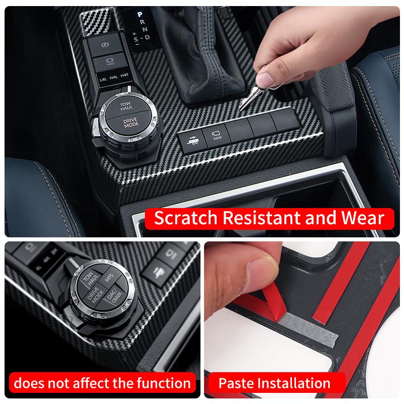 For Toyota 2024-2026 Tacoma 2025 4Runner N500 Central Control Panel ABS Material Precise Fit Interior Protection Accessories