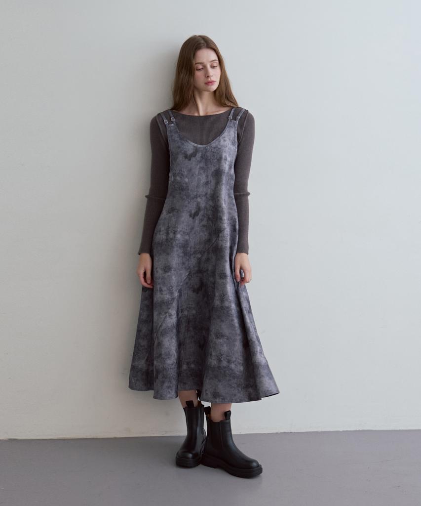 ODER Marble Layered Long Dress - 2 Colors