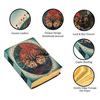 Handmade Tree of Life Leather Journal: Embossed Grimoire, Spell Book