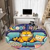 1pc Garfield Office Round Area Rug, Under Office Chairs Bedroom Living Room Home Decor  A1016296