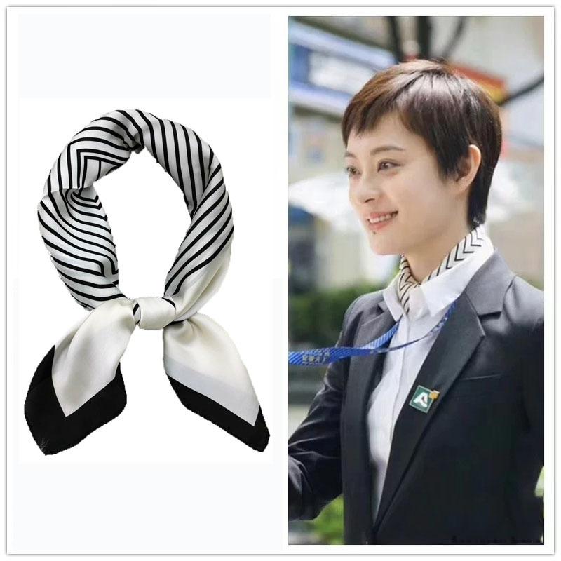 Small Square Scarf How To Wear Buy 2021 Square Silk Scarf Women