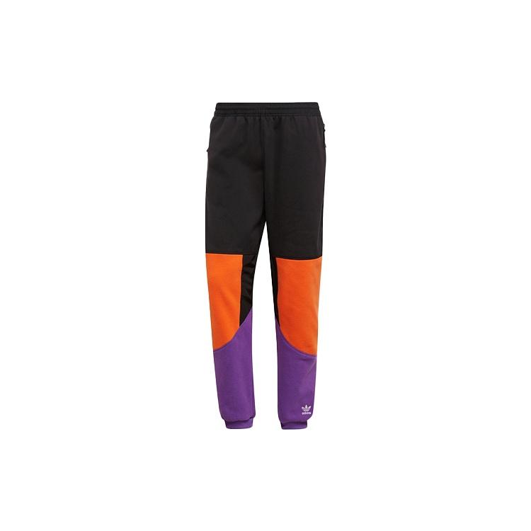 adidas originals Splicing Colorblock Casual Sports Long Pants Black Men s FM3681 S